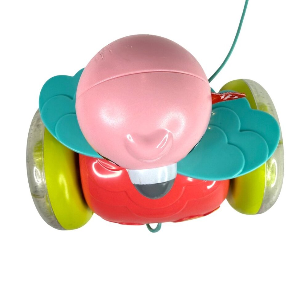 Fisher Price Paradise Pals Pull Along Flamingo Toddler Toy Bead Filled Wheels - Picture 9 of 10